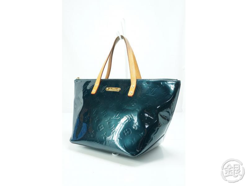 AUTHENTIC PRE-OWNED LOUIS VUITTON LV VERNIS BLUE NUIT BELLEVUE PM HAND TOTE BAG | GINZA-JAPAN ...