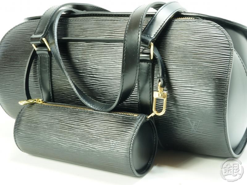 AUTHENTIC PRE-OWNED LOUIS VUITTON LV EPI BLACK SOUFFLOT HAND BAG PURSE | GINZA-JAPAN Online Shop